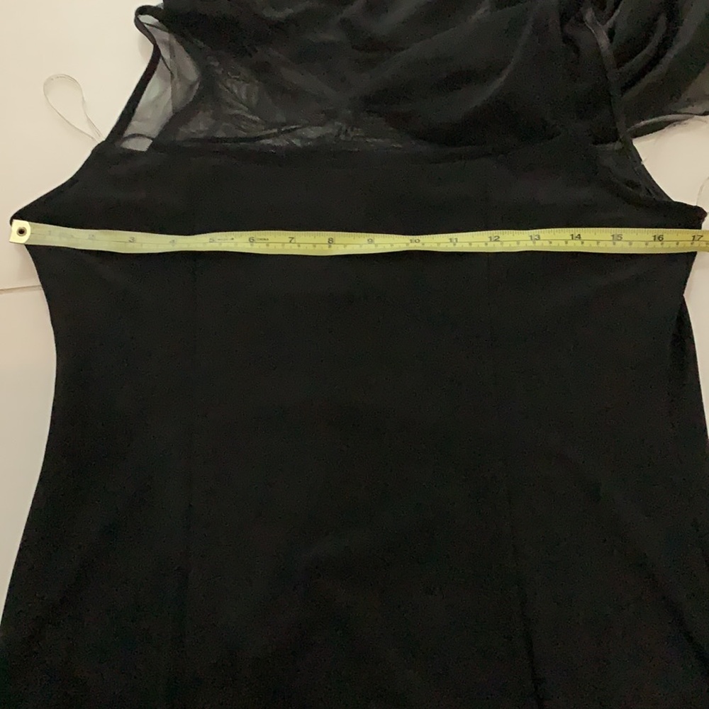NWOT🇨🇦Stunning FL Black Cocktails Dress With Cape - Picture 10 of 13